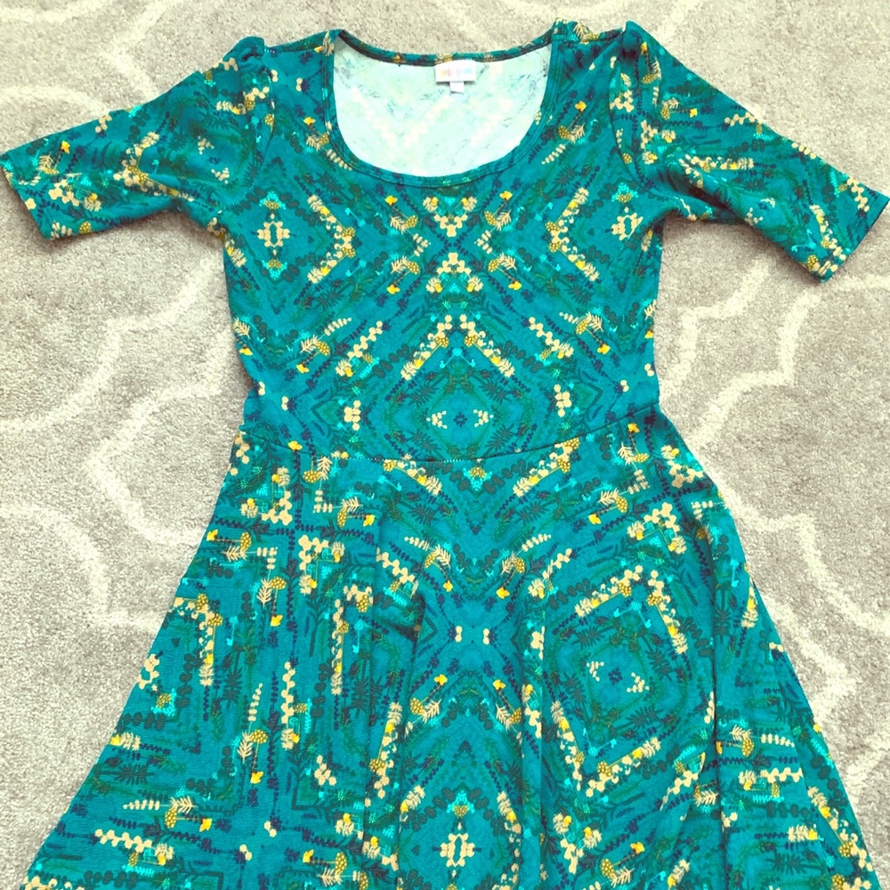 Lularoe Nicole Dress, Large